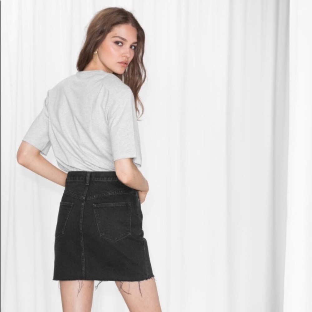 & Other Stories denim skirt